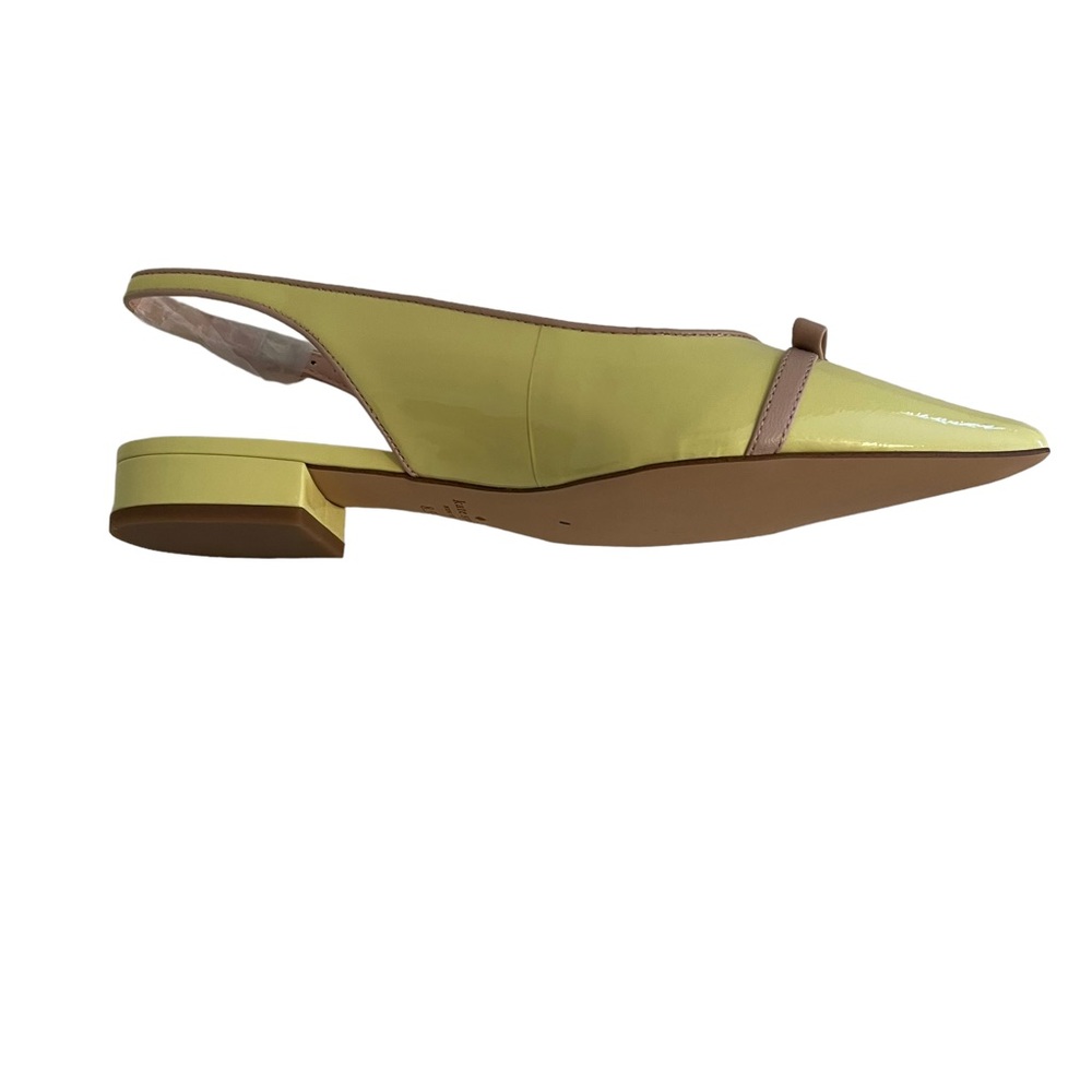 Kate Spade "Antibes" Sling Back Pointed Toe Flat in Lemon Sorbet 6.5 NEW - Picture 5 of 15